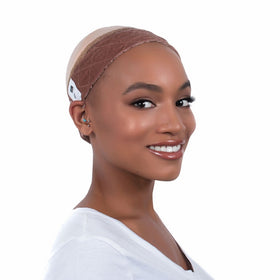 GripCap by Milano Collection All-in-1 WiGrip Comfort Band and Wig Cap in Tan