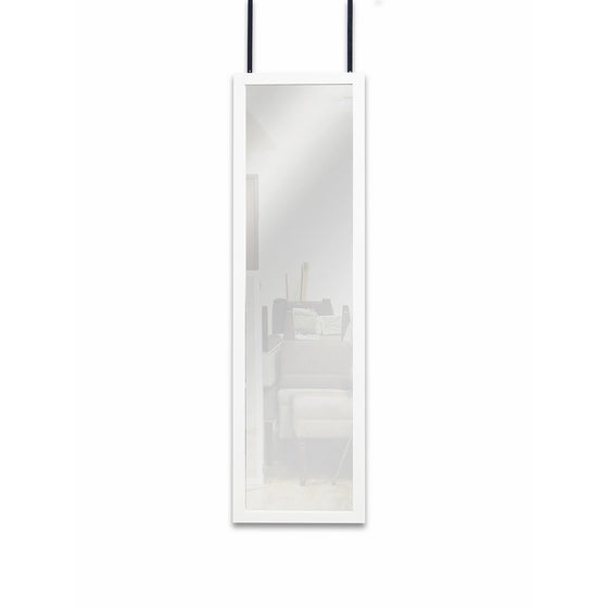 Mirrotek Door Mirror Hanging, 14 x 42, White