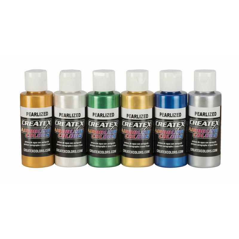 Createx Colors 2-Ounce AB Airbrush Set, Pearl