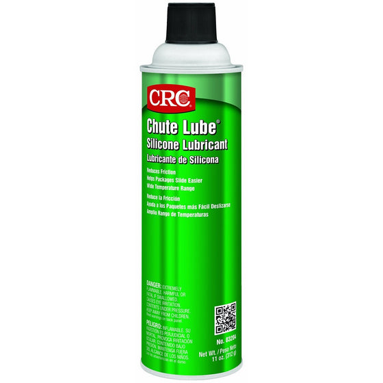 CRC 03204 Chute Lube Silicone Lubricant Spray, 20oz Aerosol ( Net fill : 11oz. )