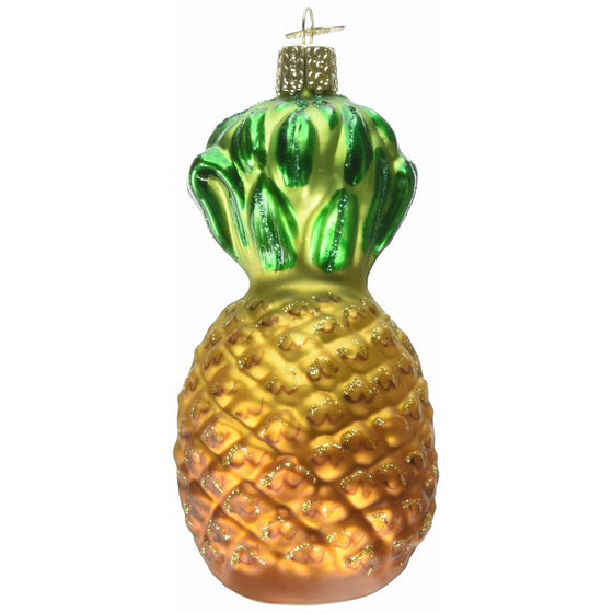 Old World Christmas Pineapple Glass Blown Ornament