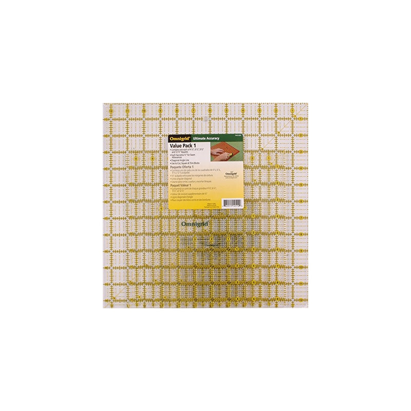 Omnigrid Ruler Value Pack 1, Package of Four