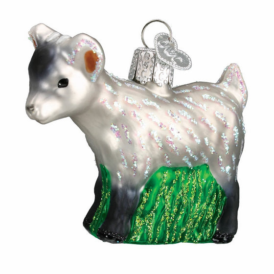 Old World Christmas Pygmy Goat Glass Blown Ornament