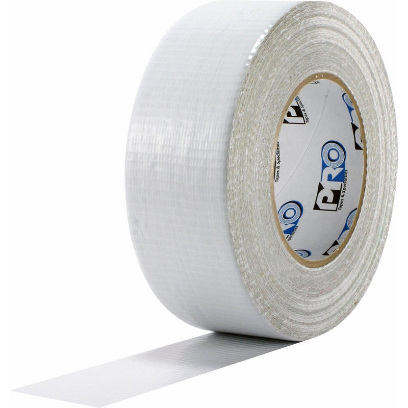 ProTapes Pro Duct 100 PE-Coated Cloth Economy Duct Tape, 60 yds Length x 2" Width, White (Pack of 1)