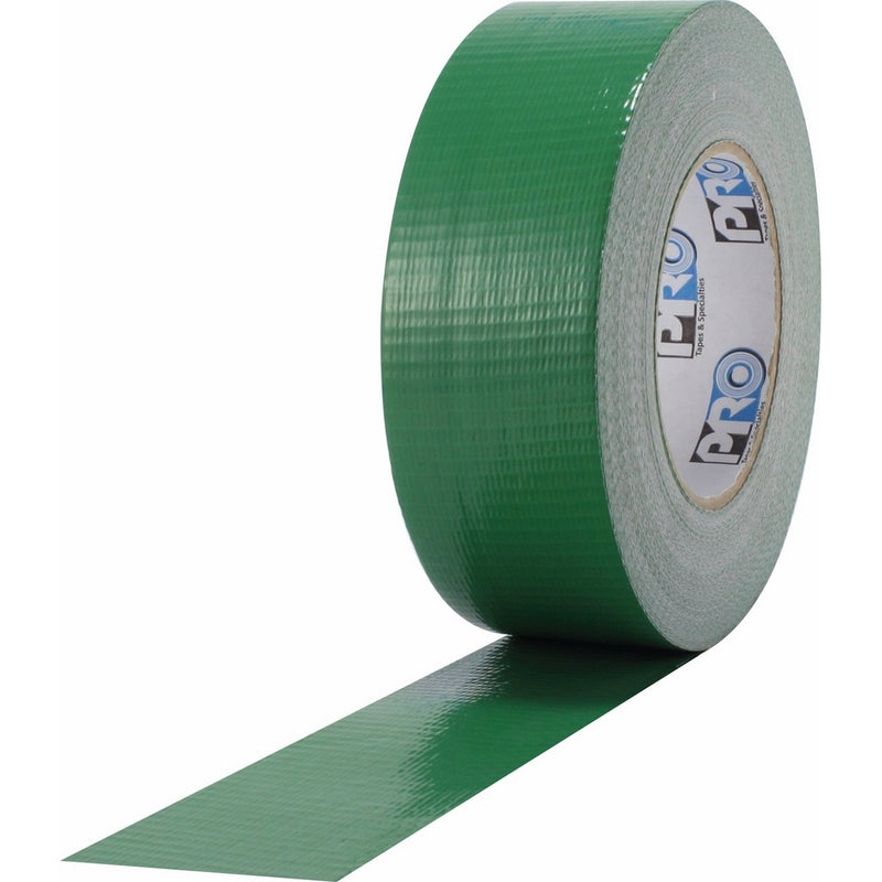 ProTapes Pro Duct 110 PE-Coated Cloth General Purpose Duct Tape, 60 yds Length x 2" Width, Green (Pack of 1)