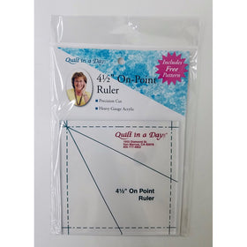 Quilt In A Day 4.5" On Point Ruler