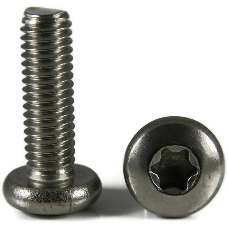 Torx 6-Lobe Pan Head Machine Screw 18-8 Stainless Steel - 1/4-20 x 3/4 Qty-100