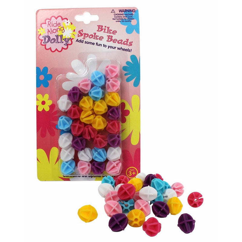 Bike Spoke Beads - Ride Along Dolly Colorful Wheel Spoke Beads (30 Pcs)