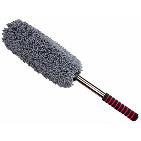 Ultimate Car Duster - The Best Microfiber Multipurpose Duster - Pollen Removing - Exterior or Interior Use - Lint Free - Long Unbreakable Extendable Handle