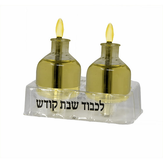 Shabbat Oil Candles - Large Ohr Lights Pre-Filled Oil Shabbos Candles - 20 Pack