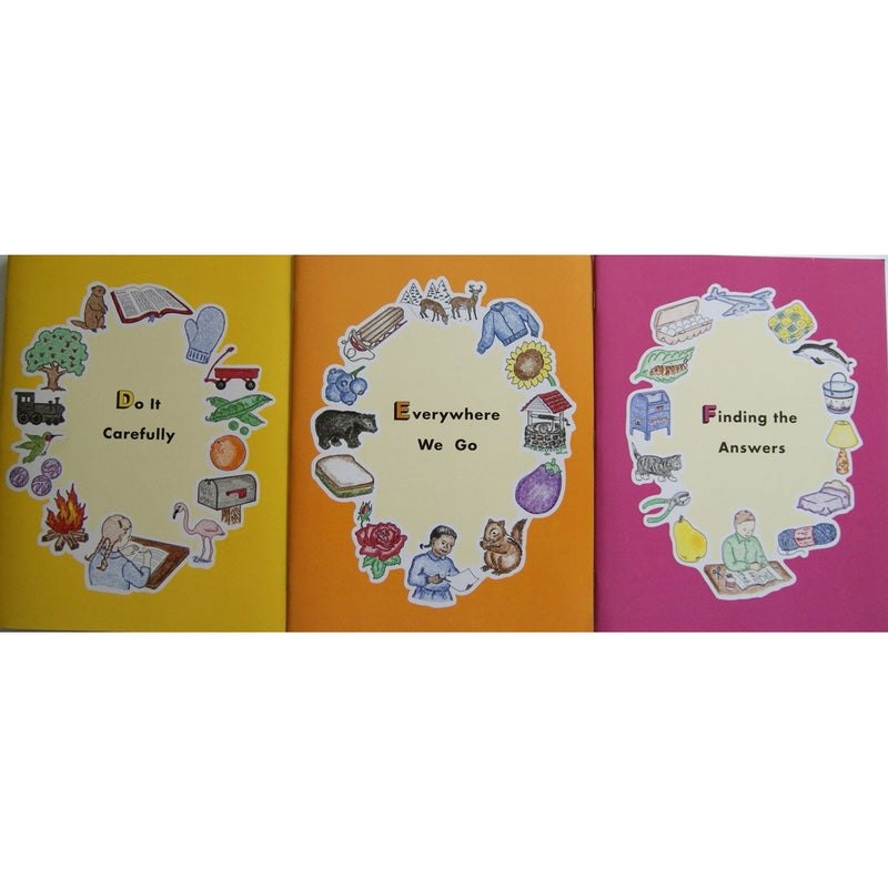 Early Learning Homeschool Preschool Curriculum: DEF Series of 3 Workbooks