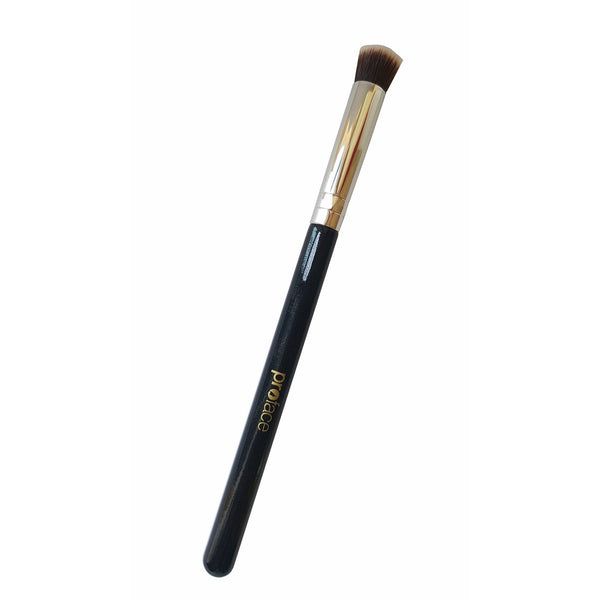 Mini Precision Flat Top Kabuki Brush - Mypreface Synthetic Small Flat Top Kabuki Makeup Brush Best for Acne and Undereye Blending for Maximum Coverage (Black)