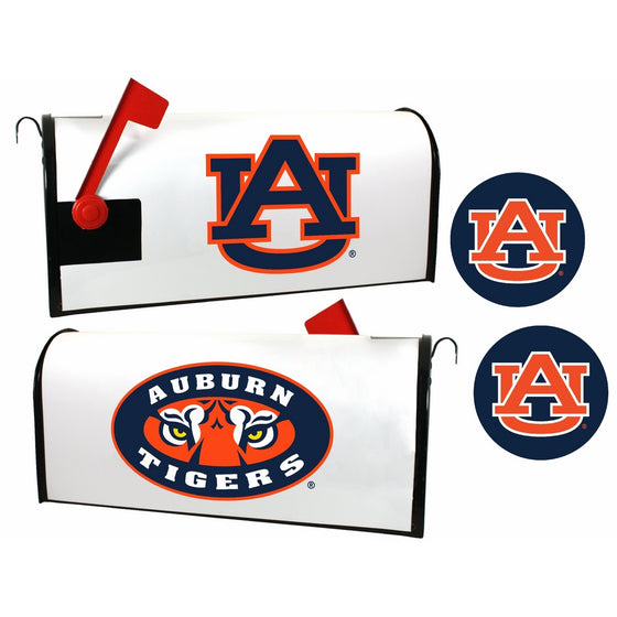 Auburn Tigers Magnetic Mailbox Cover & Sticker Set