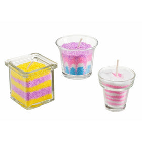 Rachels Art Candle Making Kit- Create Your Own Unique Candles with 5 Bags of Colored Wax