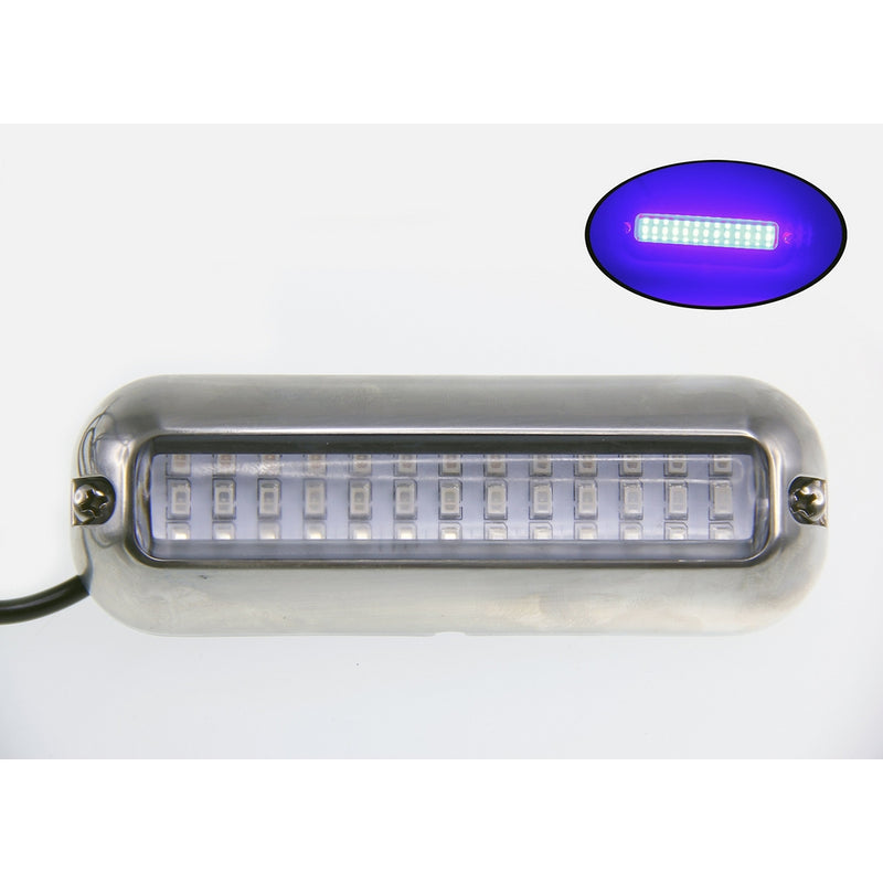 Pactrade Marine Pontoon Boat LED Underwater Light S.S 316 Housing 416 lm, Blue