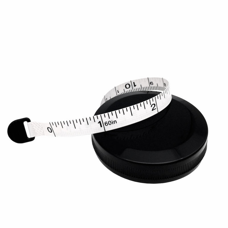 Tape Measure Retractable Measuring Tape for Cloth Body Measuring Tape and the Dual Sided Tape Measure for Sewing Tailor Fabric Measuring Tape (White)