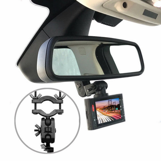 Pruveeo Dash Cam Mount for 99% Dash Cam and GPS, Car Rearview Mirror Mount Kit