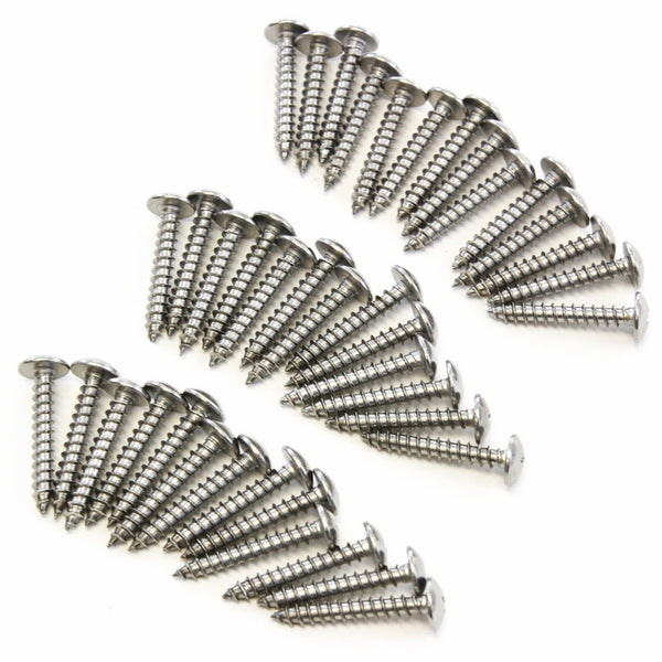 40 Piece Pan Head Screw Set For Dock Bumper Installation Marine Grade Stainless Steel 10 x 1-1/4 SS