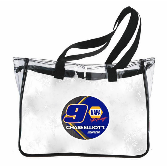 Chase Elliott #9 NASCAR Clear Tote Bag