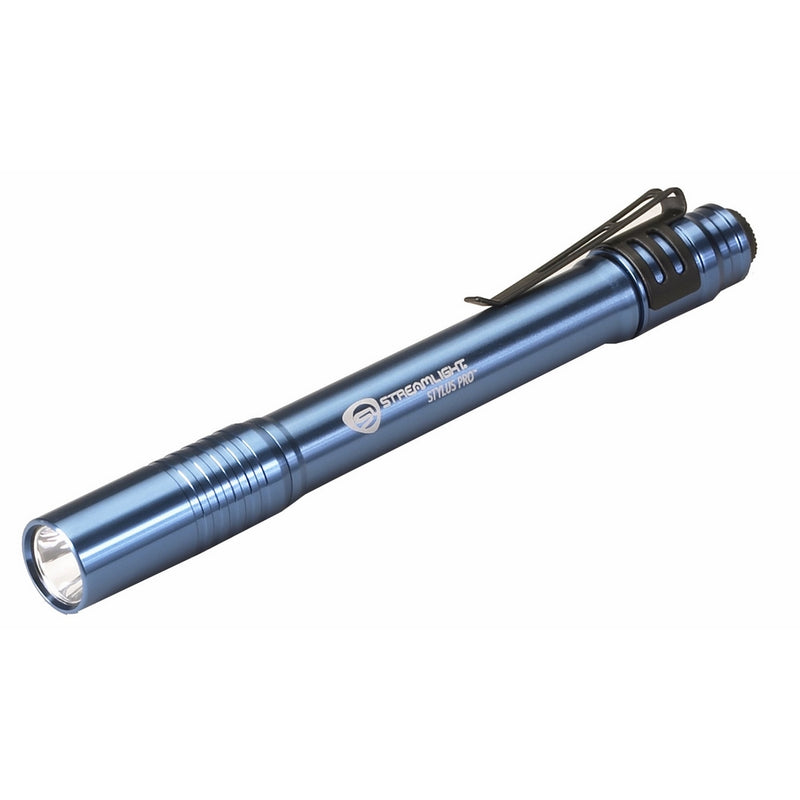 Streamlight 66122 Stylus Pro Pen Light with White LED and Holster, Blue