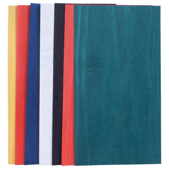 Dyed Base Color Assortment, 3 Sq. Ft. Veneer Pack