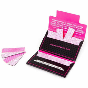 ShowStoppers - Double Sided Tape for Clothing, Skin, Bra Straps, Hems & more | Keep your fashion tape fastened! (2x24 Strips)