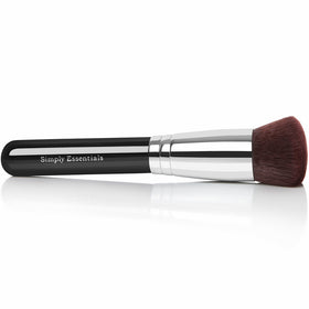 BEST ROUND KABUKI MAKEUP BRUSH for Liquid, Cream Mineral, & Powder Foundation & Face Cosmetics - Best Quality Design - Carrying Case & E-Book Included