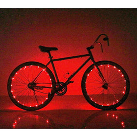 Soondar Super Bright 20-LED Bicycle Bike Rim Lights, Red