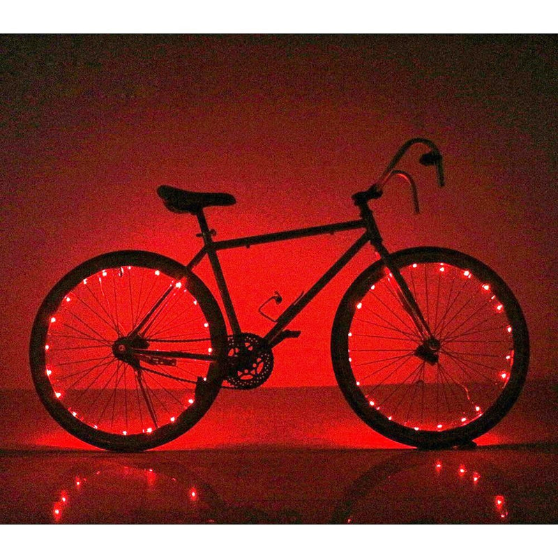 Soondar Super Bright 20-LED Bicycle Bike Rim Lights, Red