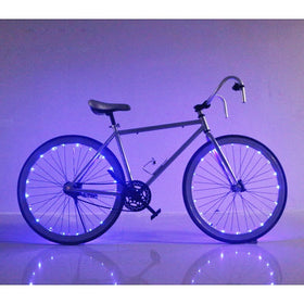 Soondar Super Bright 20-LED Bicycle Bike Rim Lights, Blue