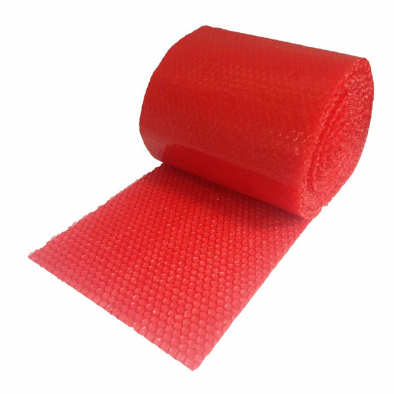 UBOXES 30-Feet Roll of Red Bubble Small 3/16" Wrap x 12" Wide