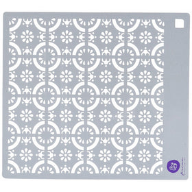 Prima Marketing 584566 Designer Stencil, 6" by 6", Tile