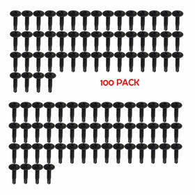 The Wires Zone Black Phosphate Phillips Wafer Head Self Tapping/Drilling Screws 1" (100/pk)