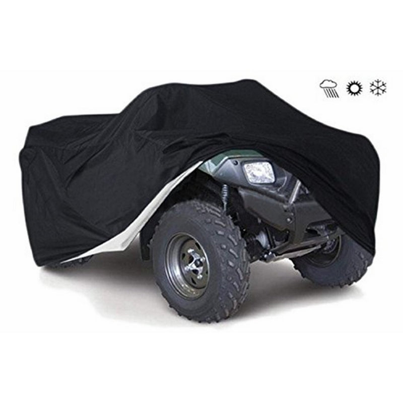 Tokept 190T Black Quad Bike ATV ATC Rain WaterProof Cover XXL Size 88'' x 39.2'' x 42.4''