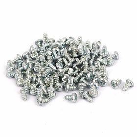 uxcell M3x6mm Phillips Round Head Self Tapping Screws Fastener 100pcs