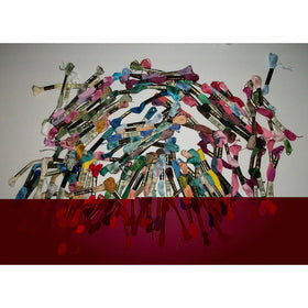 DMC Embroidery Floss Assortment 100 Colors. Genuine Made in France
