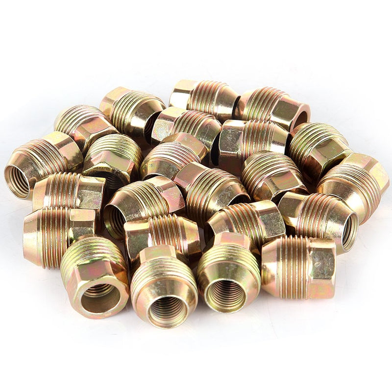 Scitoo Wheel Lugs Nuts 24 Pieces 14x1.5 1.12 Tall Open End for Cadillac Chevy GMC