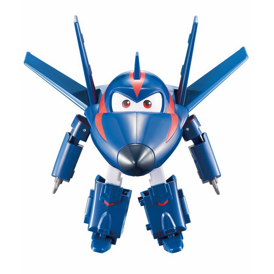 Super Wings - Transforming Agent Chase Toy Figure | Plane | Bot | 5” Scale