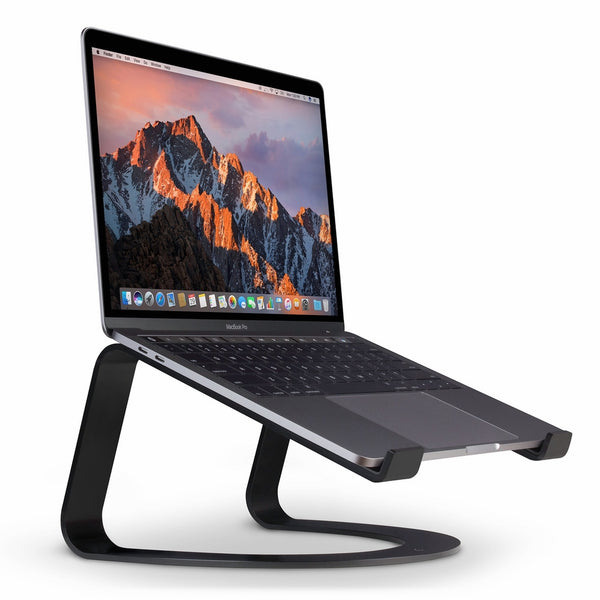 Twelve South Curve for Laptops and MacBooks | ergonomic desktop stand, matte black