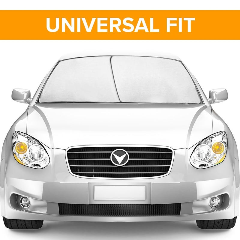 TriNova Car Sun Shade for windshield, sunshade cover for maximum UV protection, universal fit and easy storage