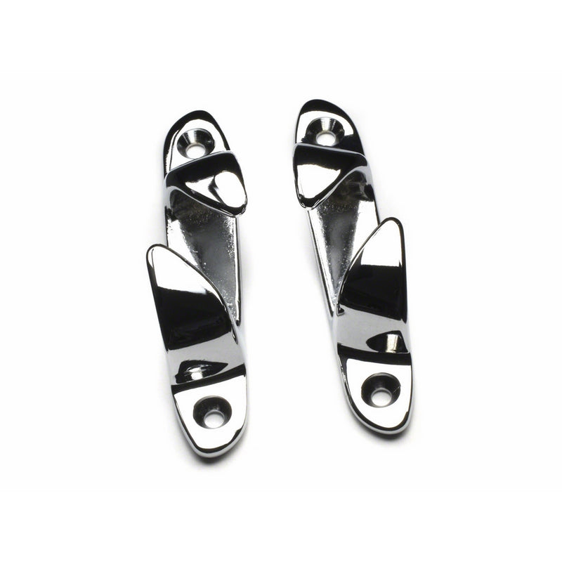 Whitecap Industries Skene Bow Chocks Length in Chrome Plated Brass, 4-1/2-Inch