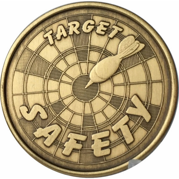 Target Safety TEAM Bronze Medallion Challenge Token Together Everyone Achieves More