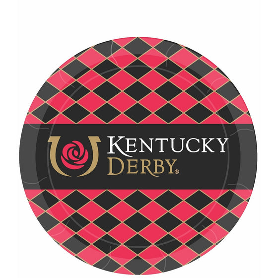 Kentucky Derby 7" Paper Plates by Westrick - 8/pkg.