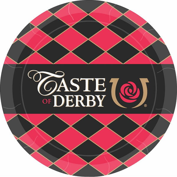 Kentucky Derby Icon 9" Paper Plates by Westrick - 8/pkg.