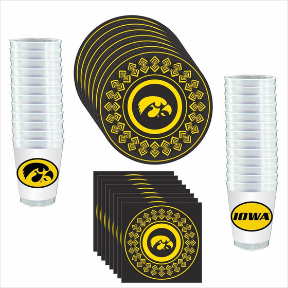 Westrick Iowa Hawkeyes Party Pack - 81 pieces