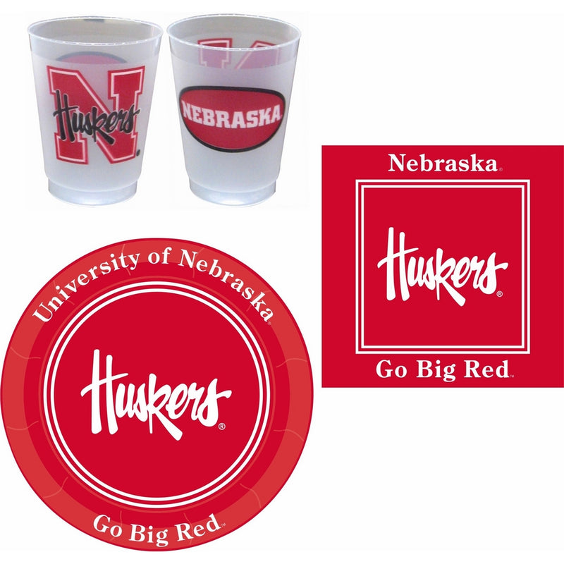 Westrick Nebraska Cornhuskers Party Supplies by 81 pieces