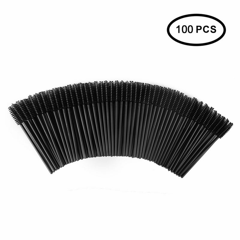 100 PCS Disposable Eyelash Mascara Brushes Makeup Brush Kits