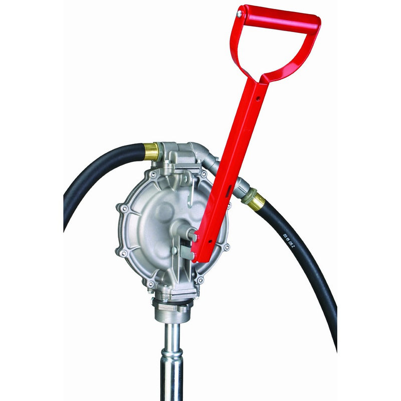 Action Pump DD-8 Hand Operated Drum Pump for Fuels, Double Diaphragm, Dispenses 1 Gallon per 5 Strokes, Fits 15-55 Gallon Drums