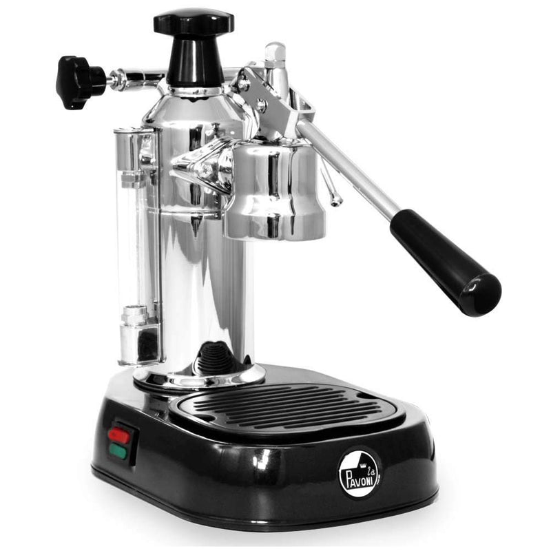 La Pavoni EPBB-8 Europiccola 8-Cup Lever Style Espresso Machine, Black Base