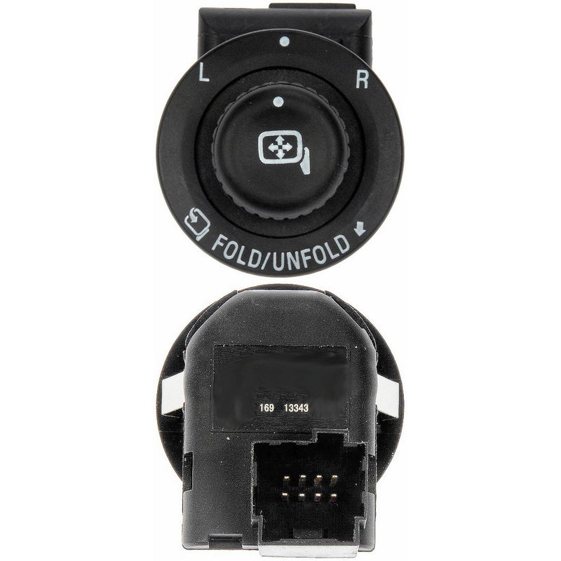 APDTY 012453 Master Power Mirror Control Switch w/Power Folding Mirrors Fits Select 2007-2016 Ford Expedition, F-Series (Includes Super Duty) / Lincoln Mark LT, Navigator (Replaces 7L1Z17B676AA)